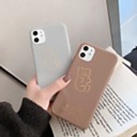 Case For Apple iPhone 11 / iPhone 11 Pro / iPhone 11 Pro Max Shockproof Back Cover Solid Colored / Cartoon TPU