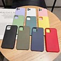 Case For Apple iPhone 11 / iPhone 11 Pro / iPhone 11 Pro Max Shockproof Back Cover Solid Colored TPU