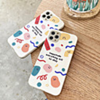 Case For Apple iPhone 11 / iPhone 11 Pro / iPhone 11 Pro Max Shockproof Back Cover Word / Phrase / Cartoon TPU