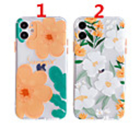 Case For Apple iPhone 11 / iPhone 11 Pro / iPhone 11 Pro Max Transparent / Pattern Back Cover Transparent / Flower TPU