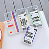 Case For Apple iPhone 11 / iPhone 11 Pro / iPhone 11 Pro Max Transparent / Pattern Back Cover Word / Phrase / Transparent TPU