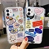 Case For Apple iPhone 11 / iPhone 11 Pro / iPhone 11 Pro Max Transparent / Pattern Back Cover Word / Phrase TPU