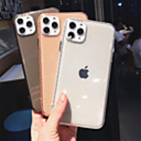 Case For Apple iPhone 11 / iPhone 11 Pro / iPhone 11 Pro Max Transparent Back Cover Transparent / Solid Colored TPU