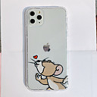 Case For Apple iPhone 11 / iPhone 11 Pro / iPhone 11 Pro Max Ultra-thin / Pattern Back Cover Transparent / Cartoon TPU
