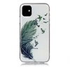Case For Apple iPhone 11 / iPhone 11 Pro / iPhone 11 Pro Max Ultra-thin / Transparent / Pattern Back Cover Feathers TPU
