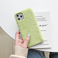 Case For Apple iPhone 11 / iPhone 11 Pro / iPhone 11 Pro Max Ultra-thin Back Cover Solid Colored / Plush TPU
