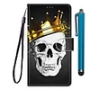 Case For Apple iPhone 11 / iPhone 11 Pro / iPhone 11 Pro Max Wallet / Card Holder / with Stand Full Body Cases Skull PU Leather / TPU