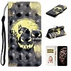 Case For Apple iPhone 11 / iPhone 11 Pro / iPhone 11 Pro Max Wallet / Card Holder / with Stand Full Body Cases Skull PU Leather For iPhone XS Max/XS/XR/X/8 Plus/7/6/6s Plus/5/5S/SE