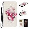 Case For Apple iPhone 11 / iPhone 11 Pro / iPhone 11 Pro Max Wallet / Card Holder / with Stand Full Body Cases Skull PU Leather For iPhone XS Max/XS/XR/X/8 Plus/7/6/6s Plus/5/5S/SE