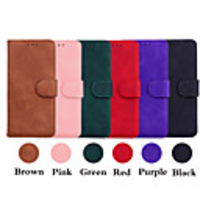 Case For Apple iPhone 11 / iPhone 11 Pro / iPhone 11 Pro Max Wallet / Shockproof / Flip Full Body Cases Solid Colored PU Leather