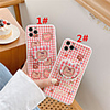 Case For Apple iPhone 11 / iPhone 11 Pro / iPhone 11 Pro Max with Stand / IMD / Embossed Back Cover Cartoon TPU