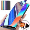 Case For Apple iPhone 11 / iPhone 11 Pro / iPhone 11 Pro Max with Stand / Plating / Mirror Full Body Cases Solid Colored PU Leather / PC