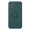 Case For Apple iPhone 11 / iPhone 11 Pro Ring Holder Back Cover Solid Colored Silica Gel / Metal