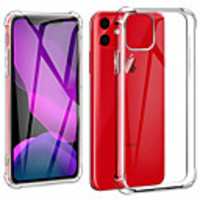 Case For Apple iPhone 11 / iPhone SE(2020) Shockproof Back Cover Solid Colored TPU