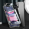 Case For Apple iPhone 11 / iPhone XR / iPhone 11 Pro Shockproof / Magnetic Full Body Cases Solid Colored Metal