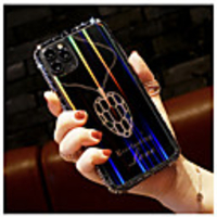 Case For Apple iPhone 11 / iPhone XR / iPhone XS Max Shockproof / Rhinestone Bumper Solid Colored Metal