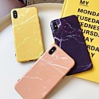 Case For Apple iPhone 11 / iPhone XS / iPhone XR Shockproof / Ultra-thin Back Cover Solid Colored / Marble PC