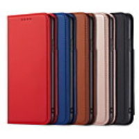 Case For Apple iPhone 11 Wallet / Shockproof / Dustproof Full Body Cases Solid Colored PU Leather For Case iphone 11 Pro/11 Pro Max/7/8/7P/8P/SE 2020/X/Xs/Xs MAX/XR