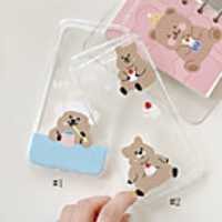 Case For Apple iphone 11 11pro 11proMax x XS XR XSMax 8p 8 7P 7 SE(2020)Cover TPU Cartoon transparent iphone case