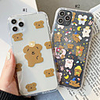 Case For Apple iphone 11 11pro 11proMax x XS XR XSMax 8p 8 7P 7 SE(2020)Cover TPU Cartoon transparent iphone case