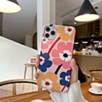 Case For Apple iphone 11 11pro 11proMax x XS XR XSMax 8p 8 7P 7 SE(2020)Cover TPU Flower soft shell iphone case set