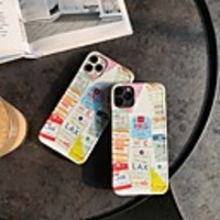 Case For Apple iphone 11 11pro 11proMax x XS XR XSMax 8p 8 7P 7 SE(2020)Cover TPU Word / Phrase soft shell iphone case set