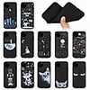 Case For Apple iPhone 11 iPhone 11 Pro iPhone 11 Pro Max Shockproof Frosted Pattern Back Cover sky Animal Feathers High Guality Black Bbackground TPU for iPhone SE (2020) 8 8 Plus X XS XR Xs Max