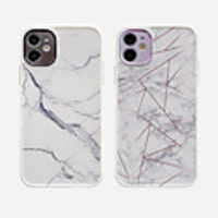 Case For Apple iPhone 11 Shockproof / Dustproof / Plating Back Cover Marble TPU For Case iphone 11 Pro/11 Pro Max/7/8/7P/8P/SE 2020/X/Xs/Xs MAX/XR