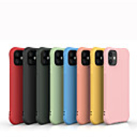 Case For Apple iPhone 11 Shockproof / Dustproof Back Cover Solid Colored Silica Gel For Case iphone 11 Pro/11 Pro Max/7/8/7P/8P/SE 2020/X/Xs/Xs MAX/XR