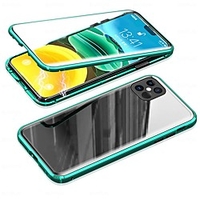 Case For Apple iPhone 12 / iPhone 12 Mini / iPhone 12 Pro Max Dustproof / Mirror / Ultra-thin Full Body Cases Transparent Tempered Glass / Metal
