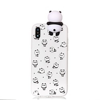 Case For Apple iPhone 12 / iPhone 12 Mini / iPhone 12 Pro Max Pattern / DIY Back Cover Cartoon / Panda Soft TPU miniinthebox