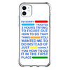 Case For Apple iPhone 12 / iPhone 12 Mini / iPhone 12 Pro Max Shockproof / Pattern Back Cover Word / Phrase TPU