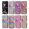 Case For Apple iPhone 12 / iPhone 12 Mini / iPhone 12 Pro Max Wallet / Shockproof / Rhinestone Full Body Cases Butterfly / Glitter Shine PU Leather / TPU