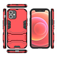 Case For Apple iPhone 12 / iPhone 12 Mini / iPhone 12 Pro Max with Stand Back Cover Solid Colored TPU / PC