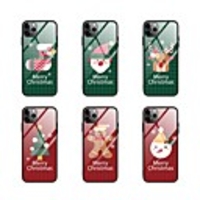 Case For Apple iPhone 12 / iPhone 12 Pro Max / iPhone 11 Mirror Back Cover Christmas Plastic