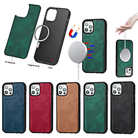 Case For Apple iPhone 12 / iPhone 12 Pro Max / iPhone 12 Pro Shockproof / Embossed / Magnetic Back Cover Solid Colored TPU