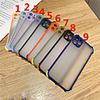 Case For Apple iPhone 12 / iPhone 12 Pro Max / iPhone 12 Pro Shockproof / Frosted / Translucent Back Cover Solid Colored TPU / Acrylic