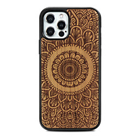Case For Apple iPhone 12 / iPhone 12 Pro Max / iPhone 12 Pro Shockproof / Magnetic Back Cover Solid Colored TPU / Wooden / Bamboo