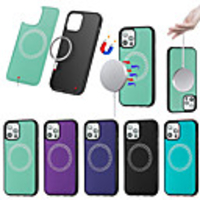 Case For Apple iPhone 12 / iPhone 12 Pro Max / iPhone 12 Pro Shockproof Back Cover Solid Colored PC