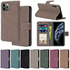 Case For Apple iPhone 12 / iPhone 12 Pro Max / iPhone 12 Pro Wallet / Card Holder / Shockproof Full Body Cases Solid Colored PU Leather / TPU