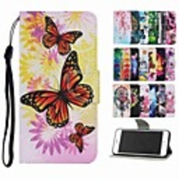 Case For Apple iPhone 12 iPhone 11 Pro iPhone 11 Pro Max Wallet Card Holder with Stand Full Body Cases Butterfly Animal Marble PU Leather TPU for iPhone 11 SE (2020) 8 8 Plus X XS XR Xs Max