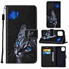 Case For Apple iPhone 12 iPhone 11 Pro Max iPhone 11 Pro Wallet Card Holder with Stand Full Body Cases Blue Butterfly Cat Eye PU Leather TPU for iPhone 11 iPhone Xs Max iPhone Xr iPhone Xs iPhone X