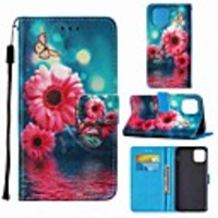 Case For Apple iPhone 12 iPhone 11 Pro Max iPhone 11 Pro Wallet Card Holder with Stand Full Body Cases Chrysanthemum PU Leather TPU for iPhone 11 iPhone Xs Max iPhone Xr iPhone Xs iPhone X