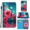 Case For Apple iPhone 12 iPhone 11 Pro Max SE 2020 XS Max XR X 7 8 Plus 6 6s Plus Wallet Card Holder with Stand Full Body Cases Flower PU Leather