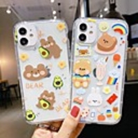 Case For Apple iPhone 12 iPhone SE 2020 11 Pro Max XS Max XR X 7 8 Plus 6 6s Plus Transparent Pattern Back Cover Animal TPU