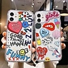 Case For Apple iPhone 12 iPhone SE 2020 11 Pro Max XS Max XR X 7 8 Plus 6 6s Plus Transparent Pattern Back Cover Word Phrase TPU