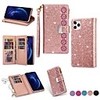 Case For Apple iPhone 12 iPhone SE 2020 11 Pro Max XS Max XR X 7 8 Plus 6 6s Plus Wallet Card Holder with Stand Full Body Cases Solid Colored Glitter Shine PU Leather