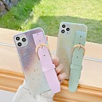 Case For Apple iPhone 12 Mini / iPhone 12 Pro Max / iPhone 11 Pro Max Shockproof / with Stand / Pattern Back Cover Color Gradient / Glitter Shine / Marble TPU