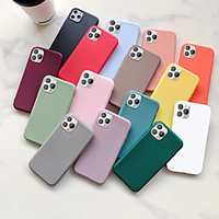 Case For Apple iPhone 12 Mini / iPhone 12 Pro Max / iPhone 12 Pro Shockproof / Frosted Back Cover Solid Colored TPU miniinthebox
