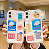 Case For Apple iPhone 12 Mini / iPhone 12 Pro Max / iPhone 12 Pro Shockproof Back Cover Word / Phrase / Cartoon TPU